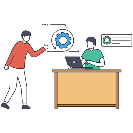 Agile project Management  Illustration