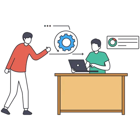 Agile project Management  Illustration