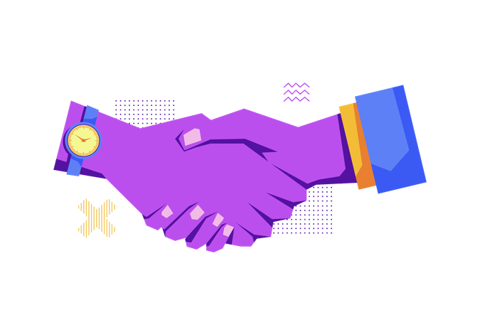 Agreement Handshake  Illustration