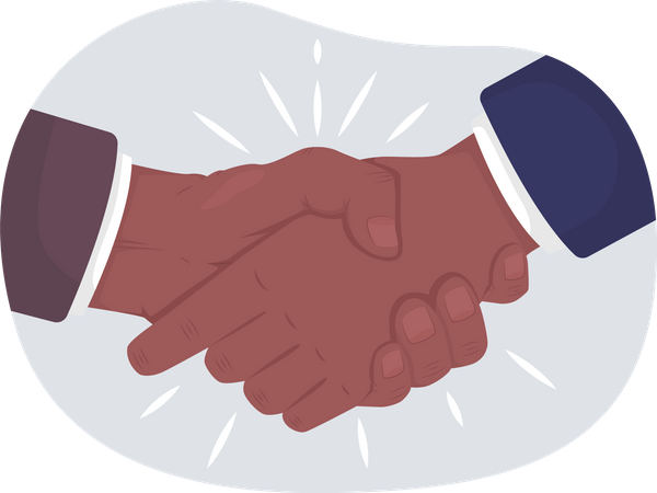 Agreement Handshake  イラスト
