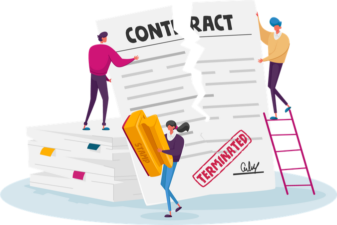 Agreement termination  Illustration