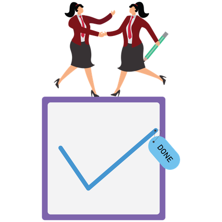 Agreement to deliver or finish work  Illustration