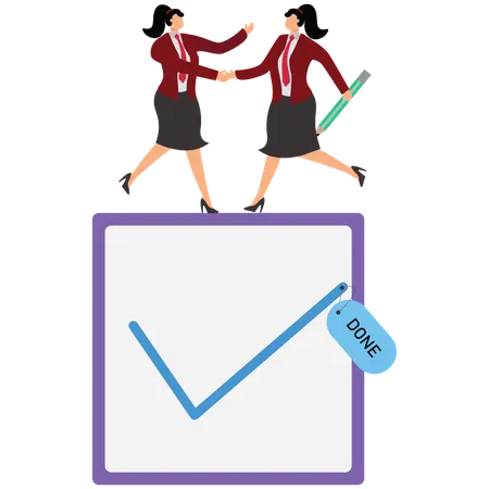 Agreement to deliver or finish work  Illustration
