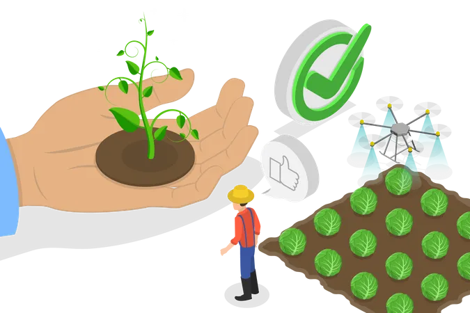 Agricultural Biotechnology  Illustration