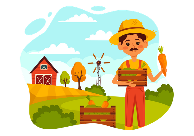 Agricultural Celebration  Illustration