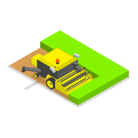 Agricultural Machinery  Illustration