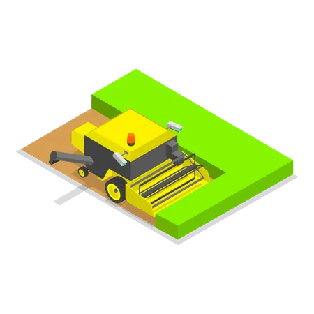 Agricultural Machinery  Illustration