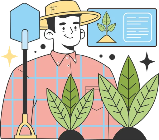 Agriculture business  Illustration