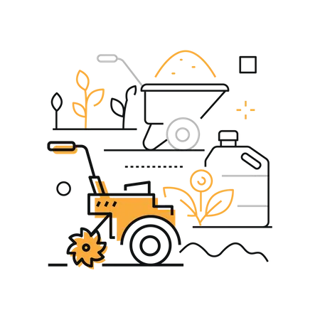 Agriculture intelligente  Illustration