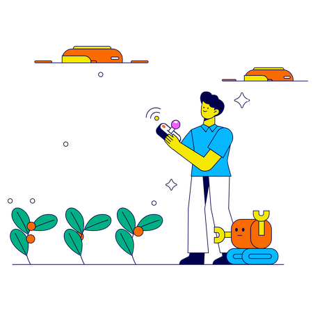 Agriculture intelligente  Illustration