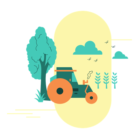 Agriculture vector illustration.  Illustration