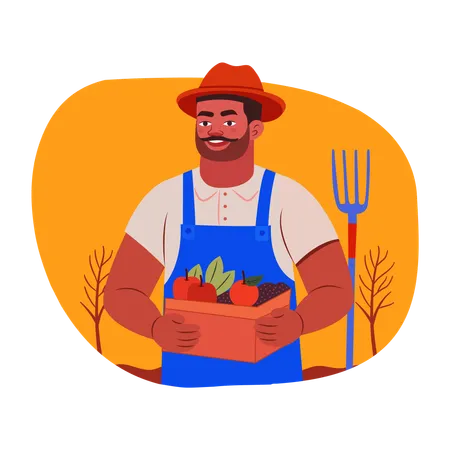 Agriculturist  Illustration