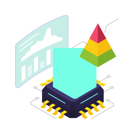 Ai analytics  Illustration