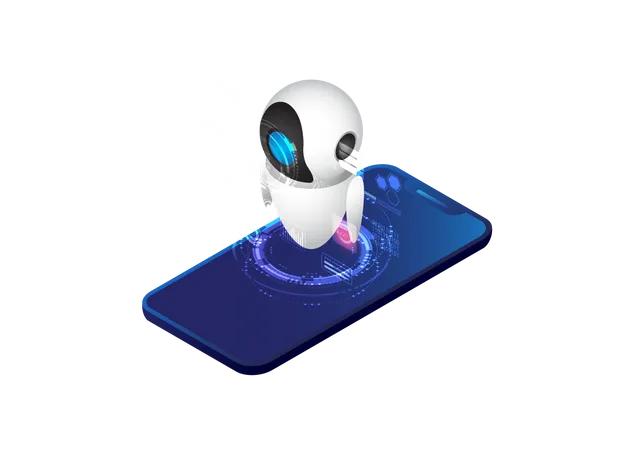 Ai assistant  Illustration