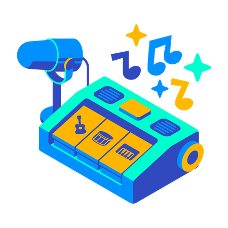 AI Audio  Illustration