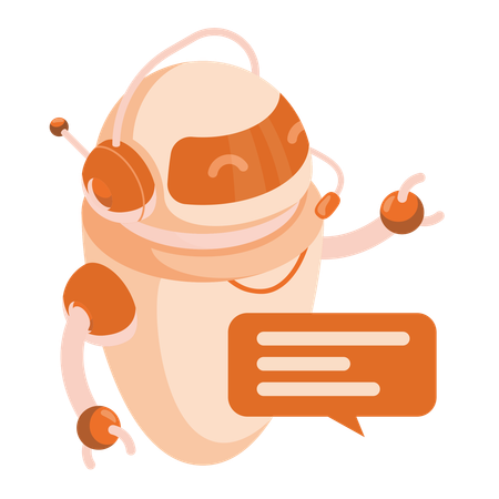 AI bot  Illustration