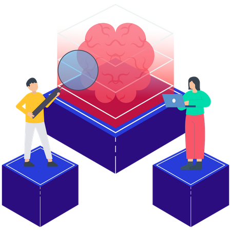 Ai brain  Illustration