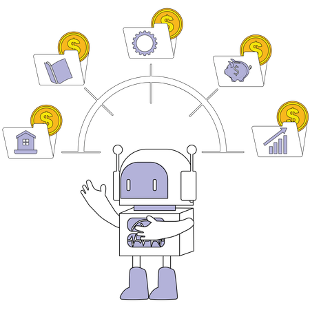 Ai Chatbot Faq Support Business  Illustration