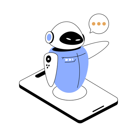 Ai Chatbot  Illustration