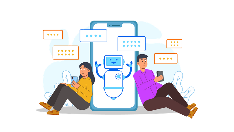 Ai chatbot  Illustration