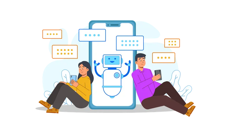 Ai chatbot  Illustration