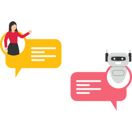 Ai chatbot  Illustration