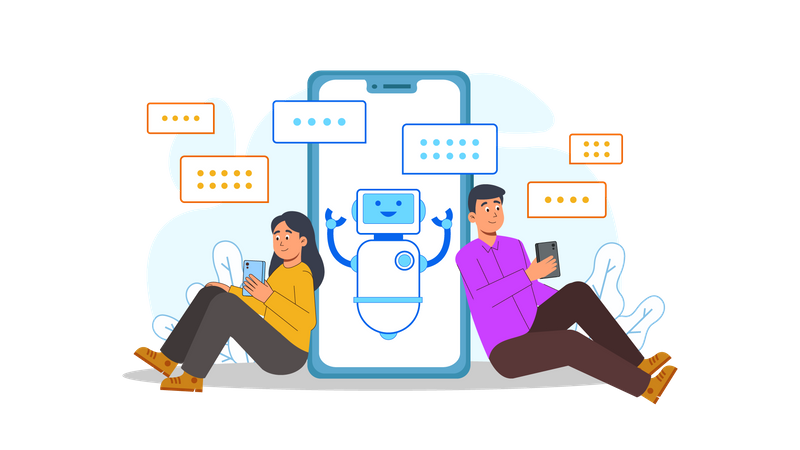 Ai chatbot  Illustration