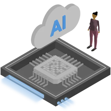 Ai chip  Illustration