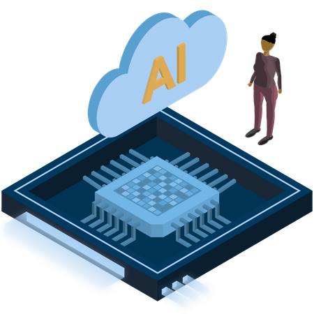 Ai Chip Architecture  Illustration