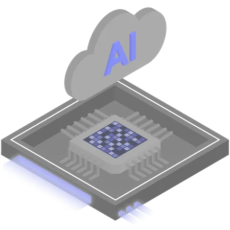 Ai Chip Architecture  Illustration