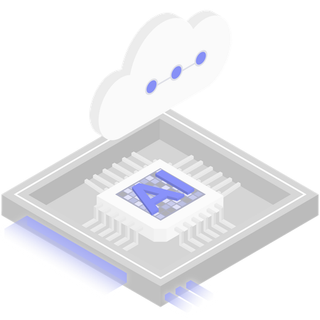 Ai Chip Architecture  Illustration