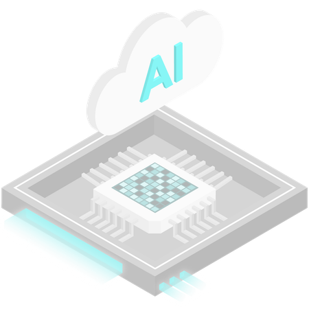 Ai Chip Architecture  Illustration