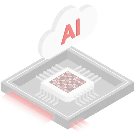 Ai Chip Architecture  Illustration