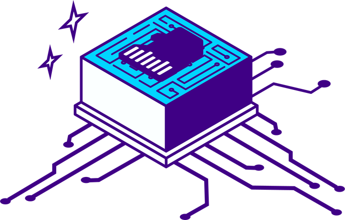 AI chip  Illustration