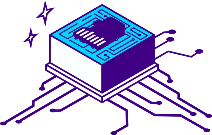 AI chip  Illustration