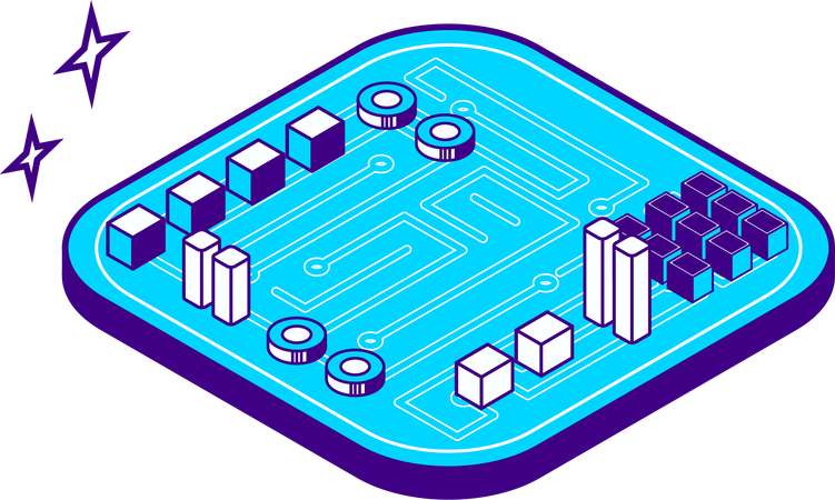AI chip  Illustration