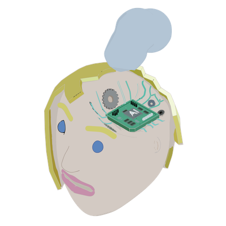 Ai Chip  Illustration