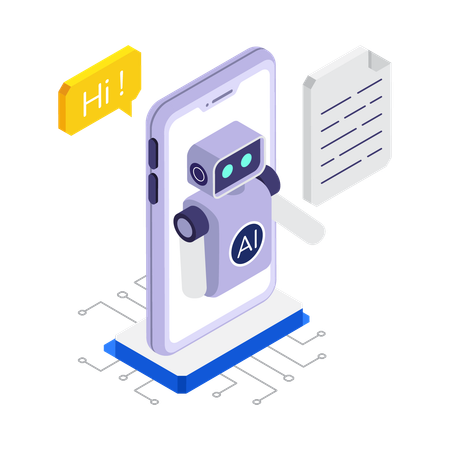 AI Code Chat Module  Illustration