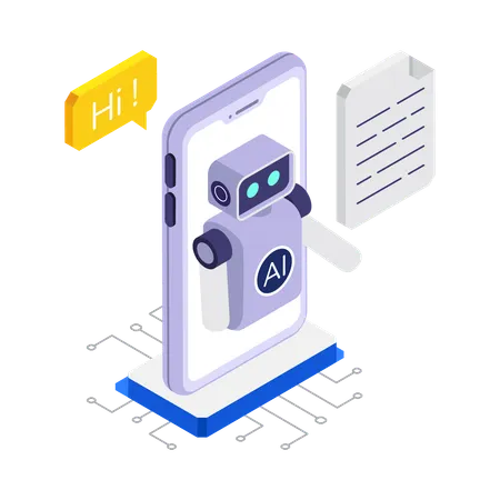 AI Code Chat Module  Illustration