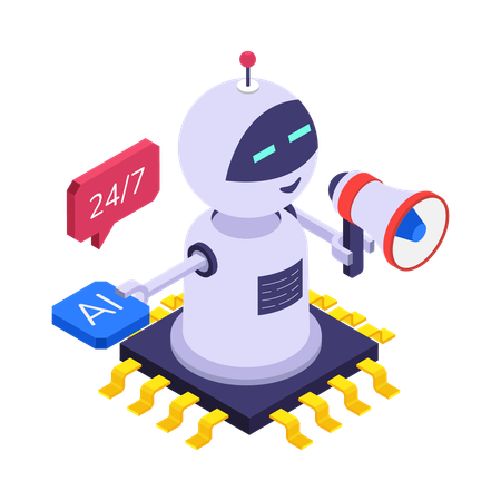 AI Code Chat Module  Illustration