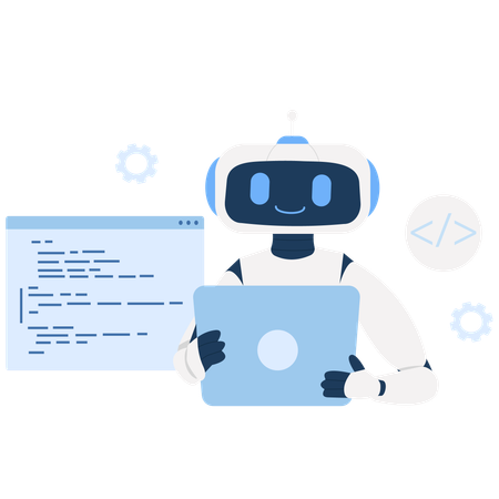 AI Coding Generator  Illustration