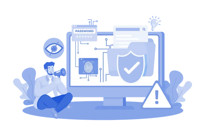 L’IA détecte des modèles et des anomalies en matière de cybersécurité  Illustration