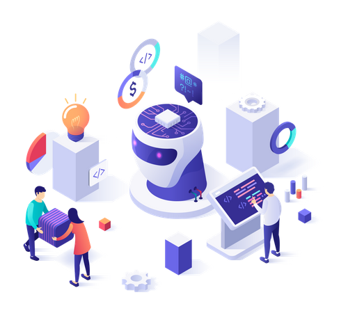 AI development  Illustration