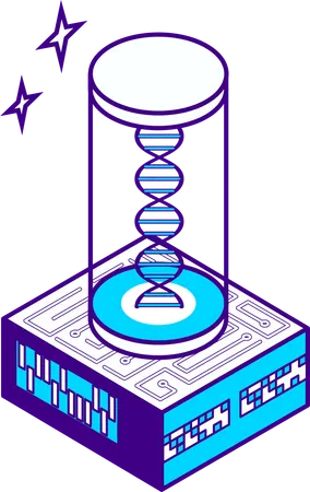 AI dna  Illustration