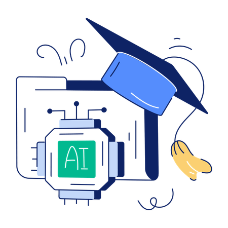 AI Education  イラスト