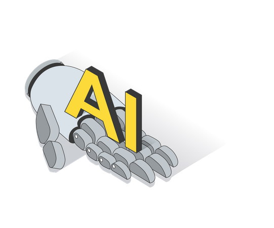 Ai Hand  Illustration