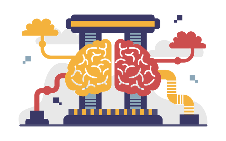 Ai In Business  Illustration