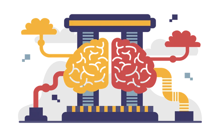 Ai In Business  Illustration