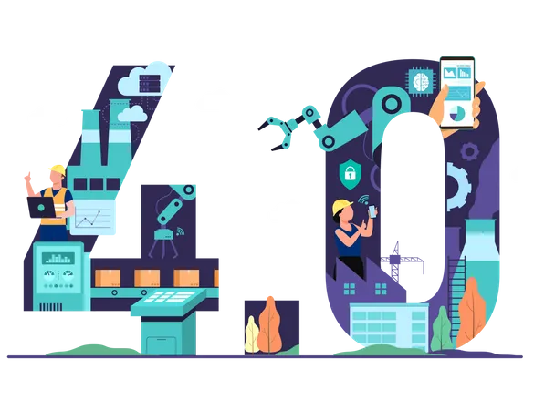 AI Industry  Illustration