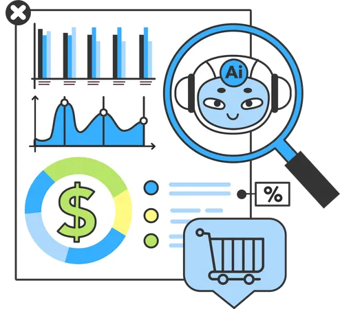 Informe financiero de ai  Ilustración